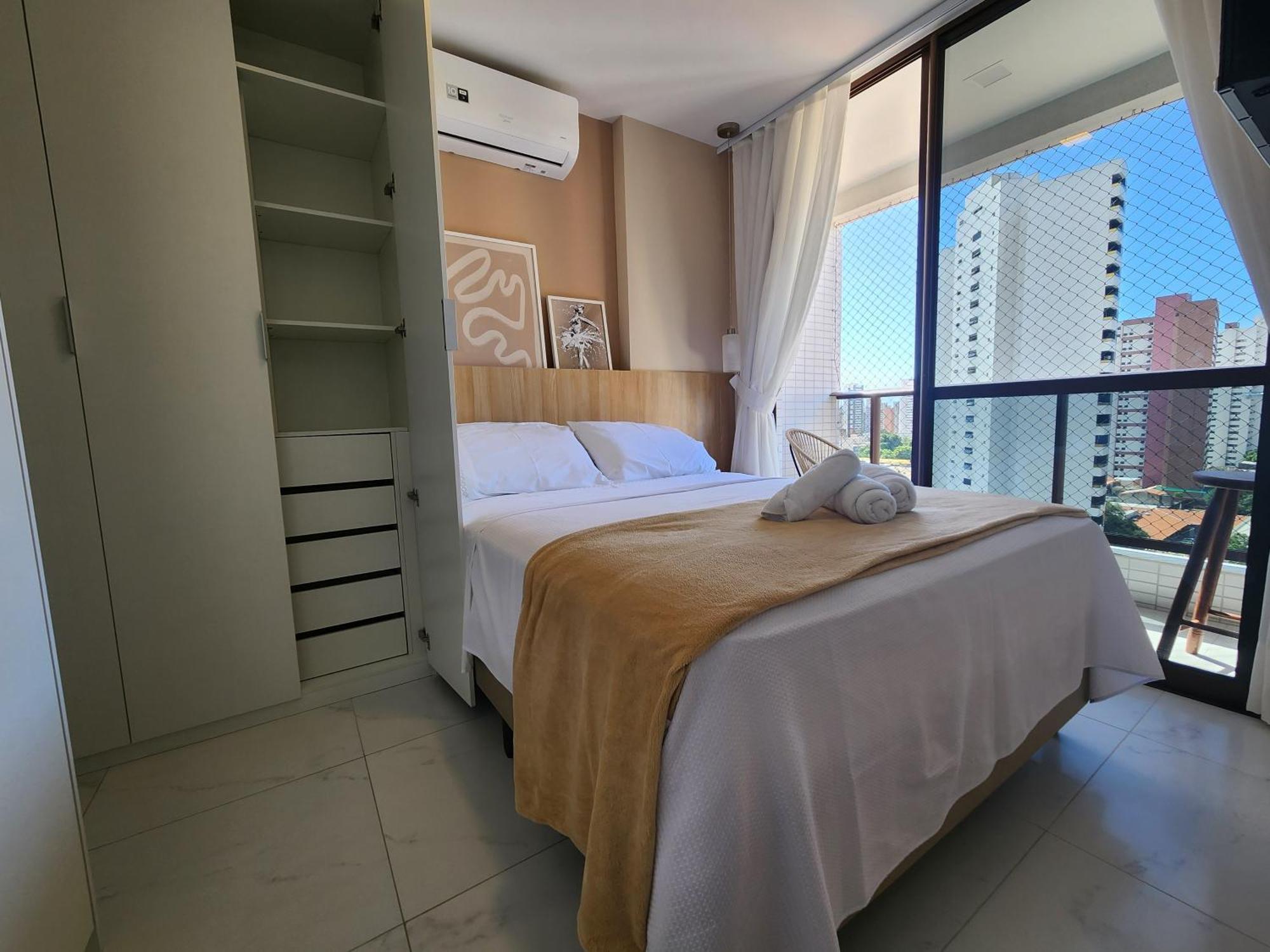 Apartamento 1204 · Jsmart Novo, 1 Suíte, Wi-fi 450 Mb, By Casacris Fortaleza (Ceara)