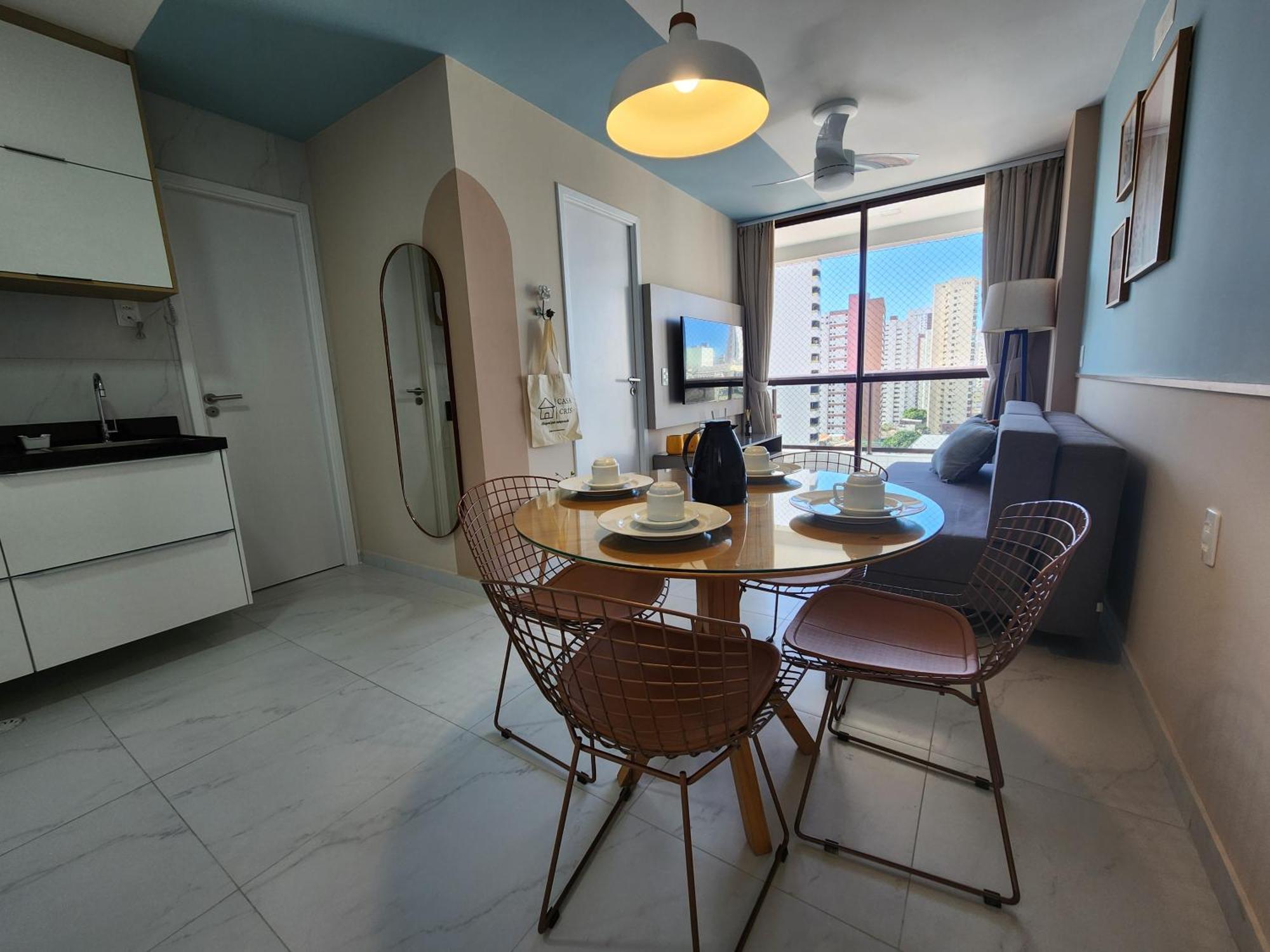 Apartamento 1204 - Jsmart Novo, 1 Suite, Wi-fi 450 Mb, By Casacris